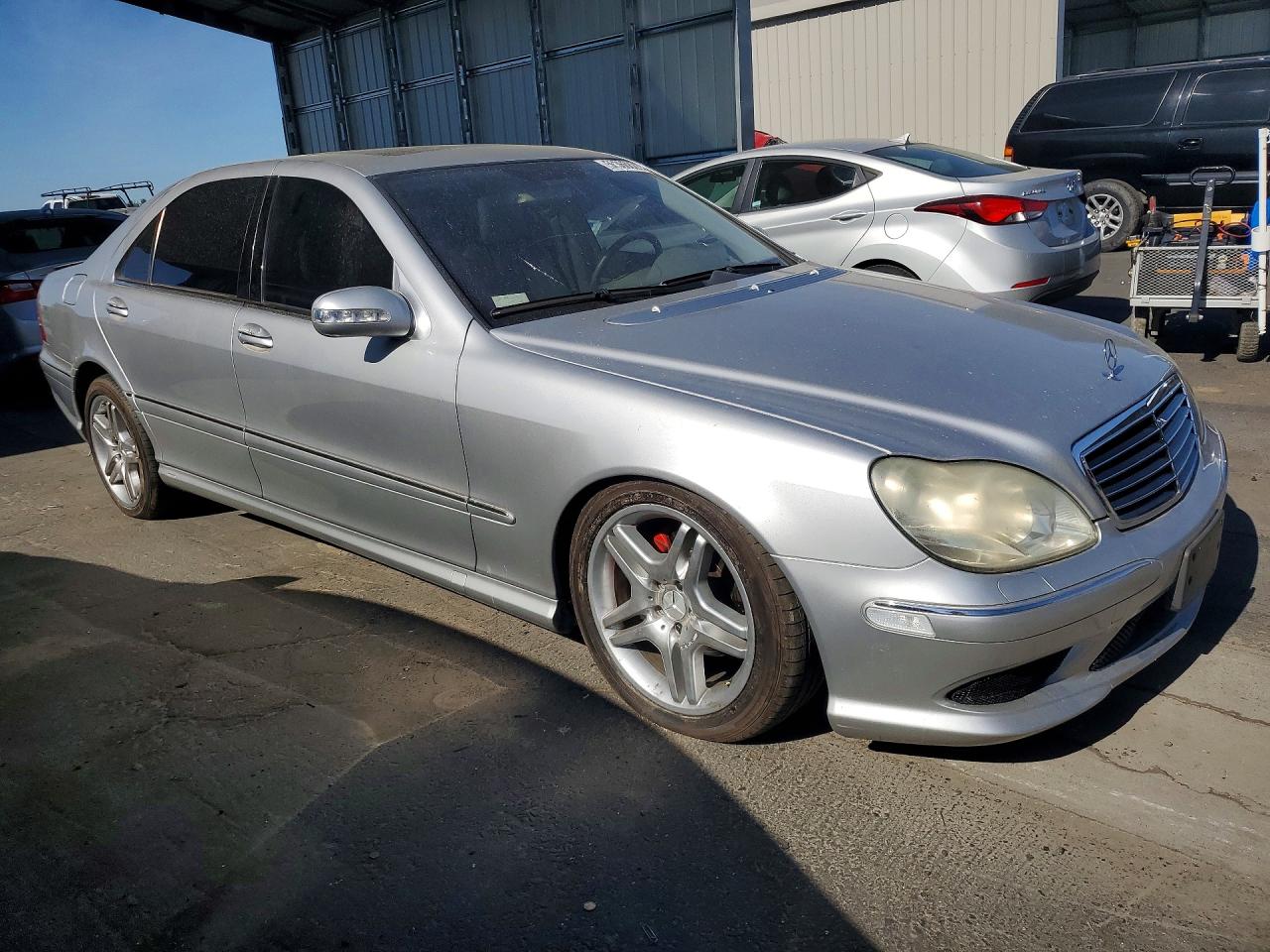 2006 Mercedes-benz S 500 Silver vin: WDBNG75JX6A462210