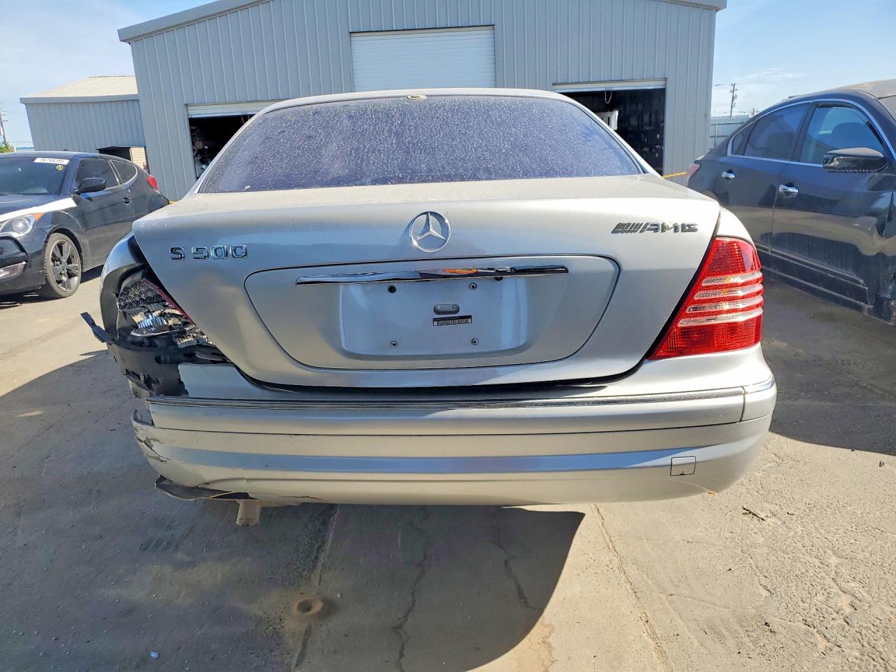 2006 Mercedes-benz S 500 Silver vin: WDBNG75JX6A462210