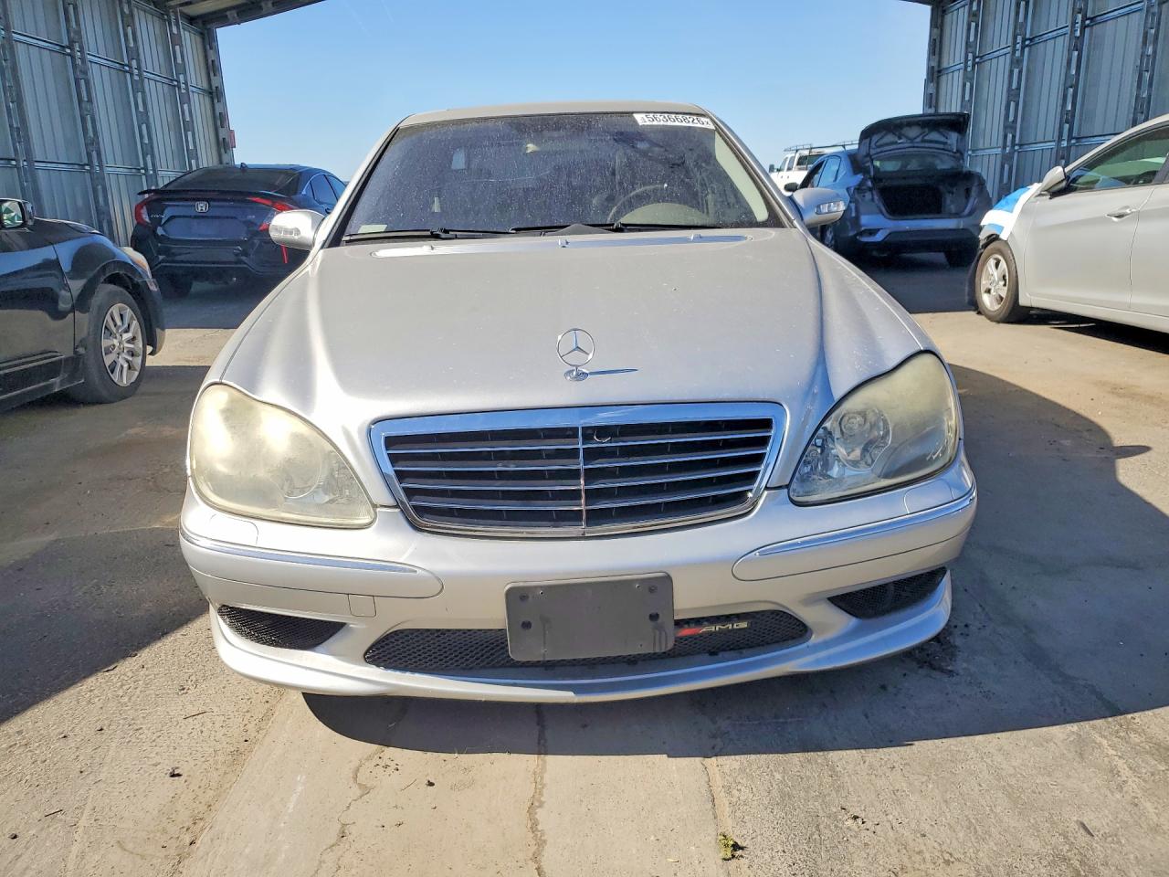 2006 Mercedes-benz S 500 Silver vin: WDBNG75JX6A462210