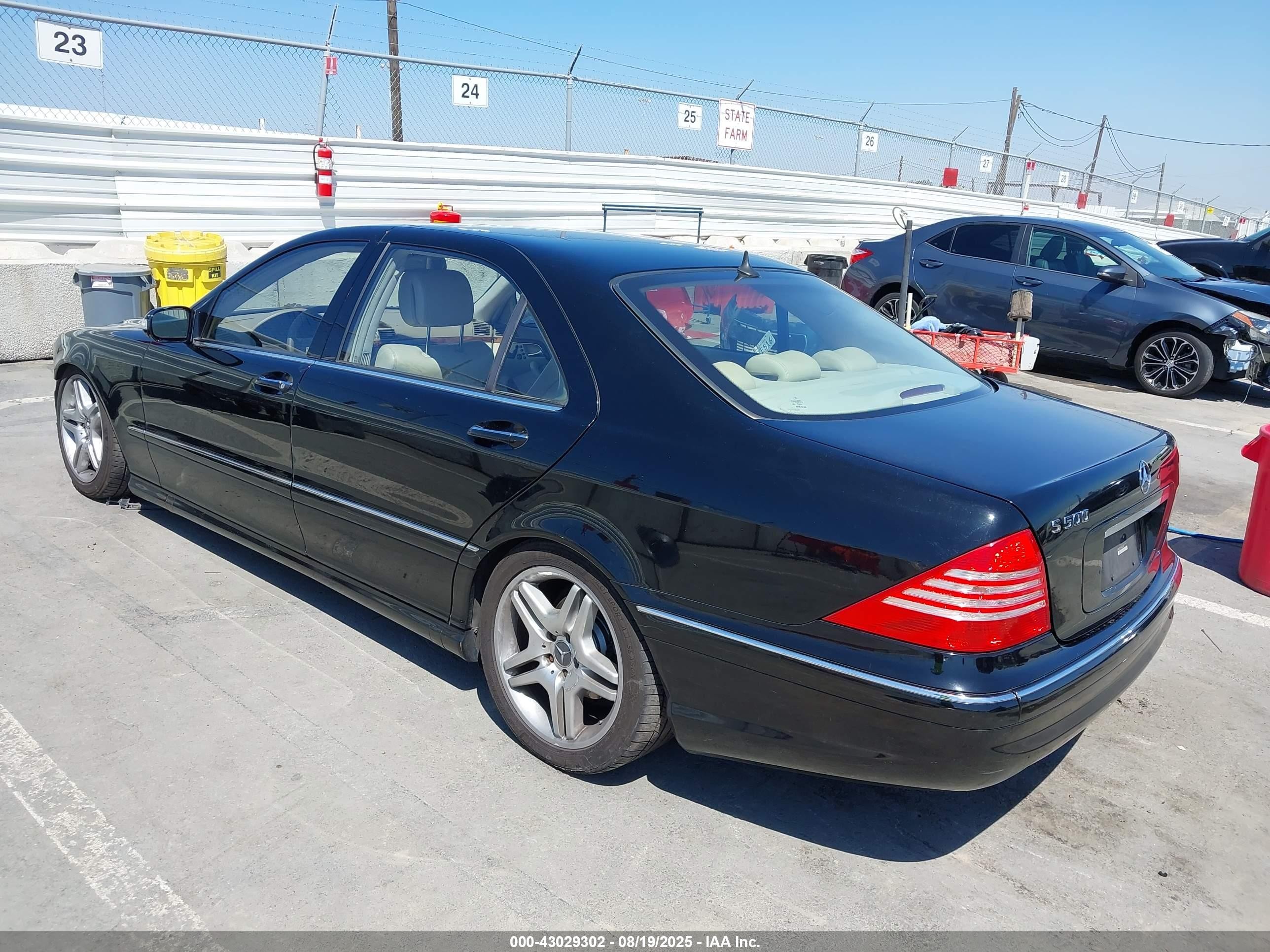 2006 Mercedes-benz S 500   Черный vin: WDBNG75JX6A463891