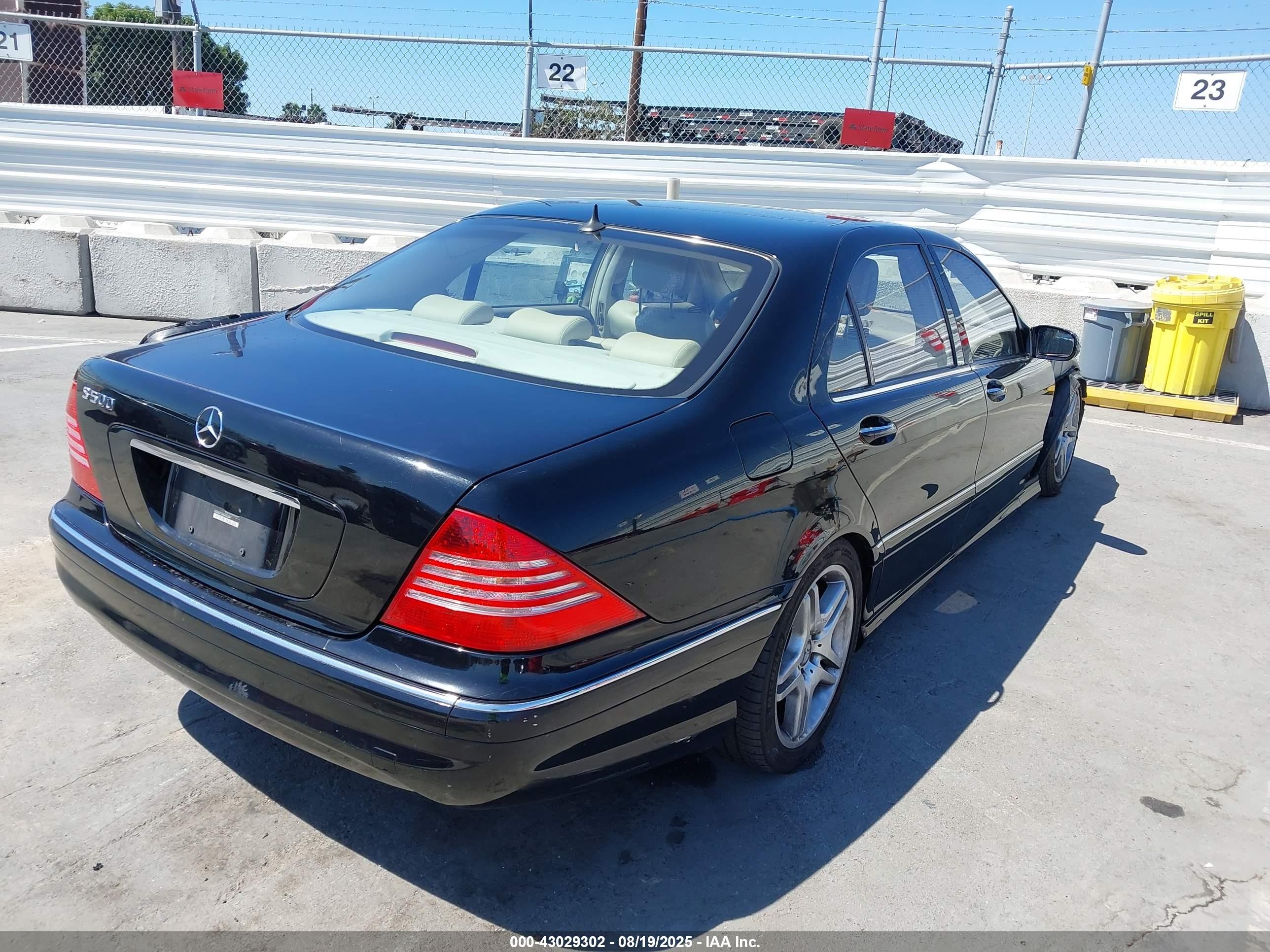 2006 Mercedes-benz S 500   Черный vin: WDBNG75JX6A463891