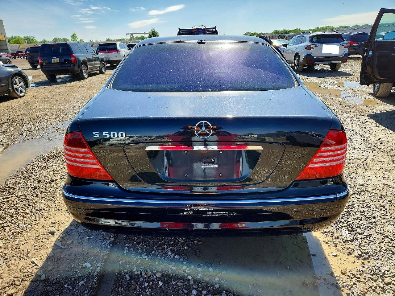 2006 Mercedes-benz S 500 Black vin: WDBNG75JX6A484224