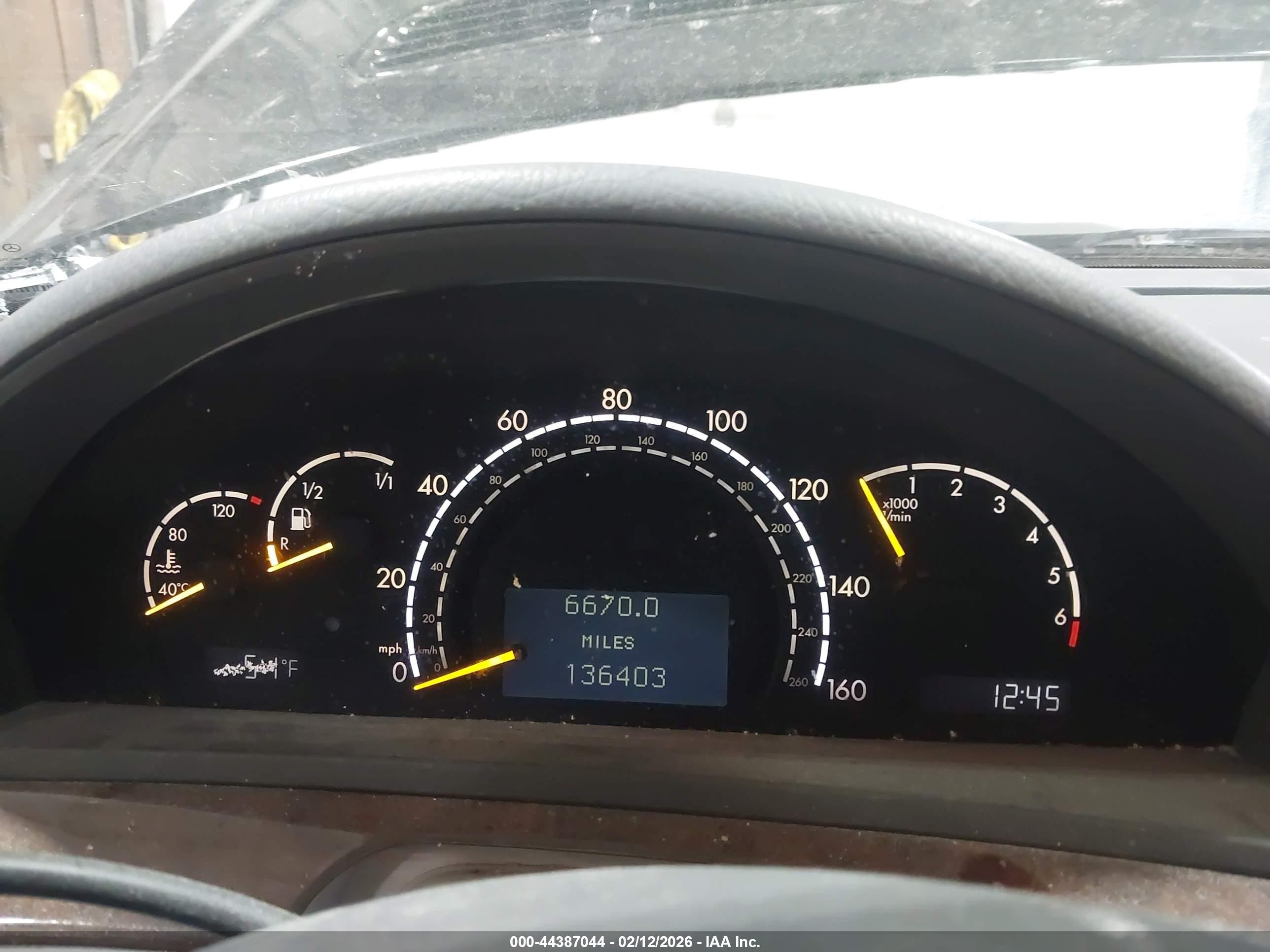 2000 Mercedes-benz S 500   Black vin: WDBNG75JXYA064241