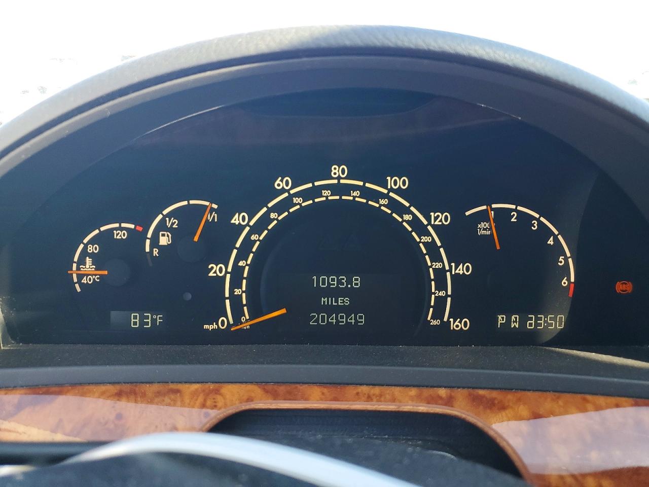 2000 Mercedes-benz S 500 Black vin: WDBNG75JXYA064451