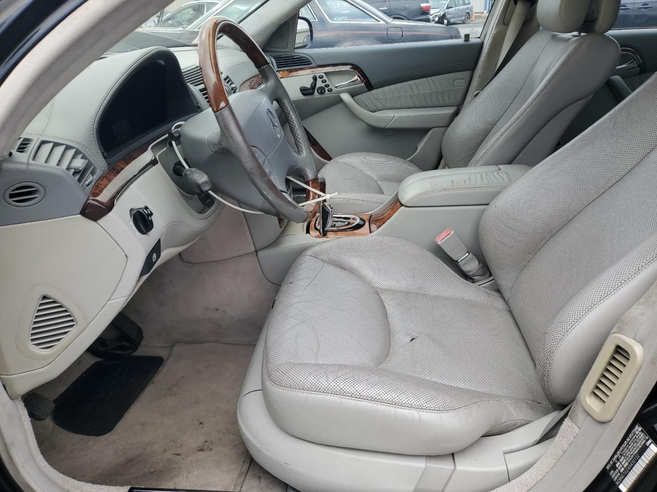 2004 Mercedes-benz S 600 Черный vin: WDBNG76J24A430122
