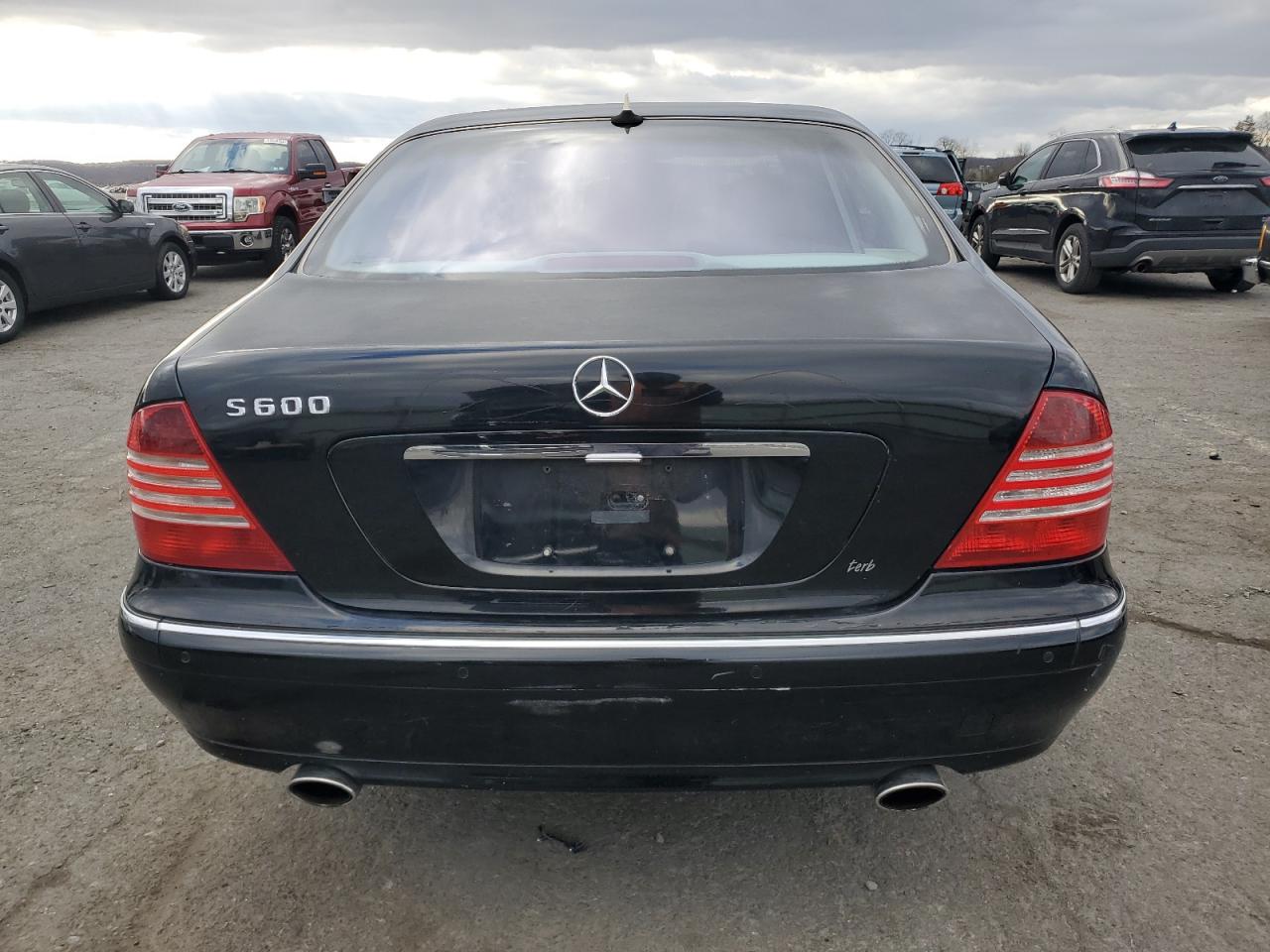 2004 Mercedes-benz S 600 Черный vin: WDBNG76J24A430122