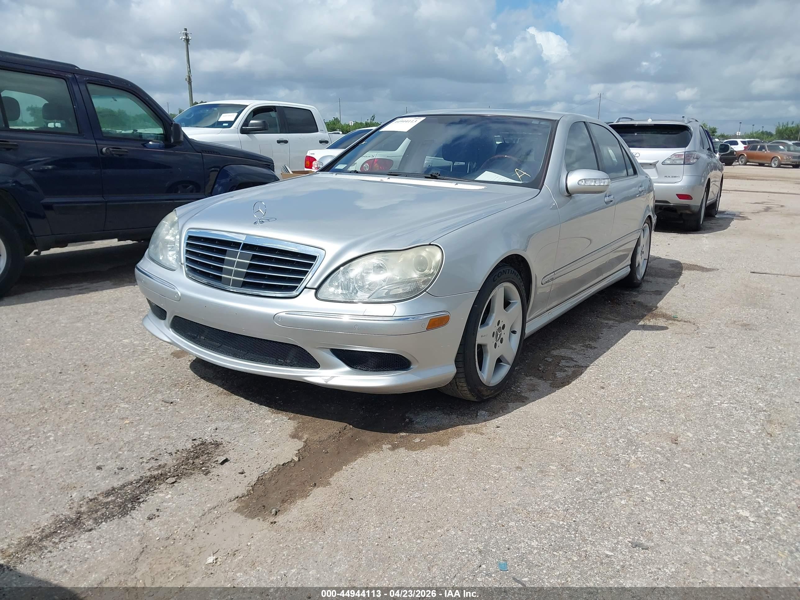 2003 Mercedes-benz S 600   Silver vin: WDBNG76J53A343328