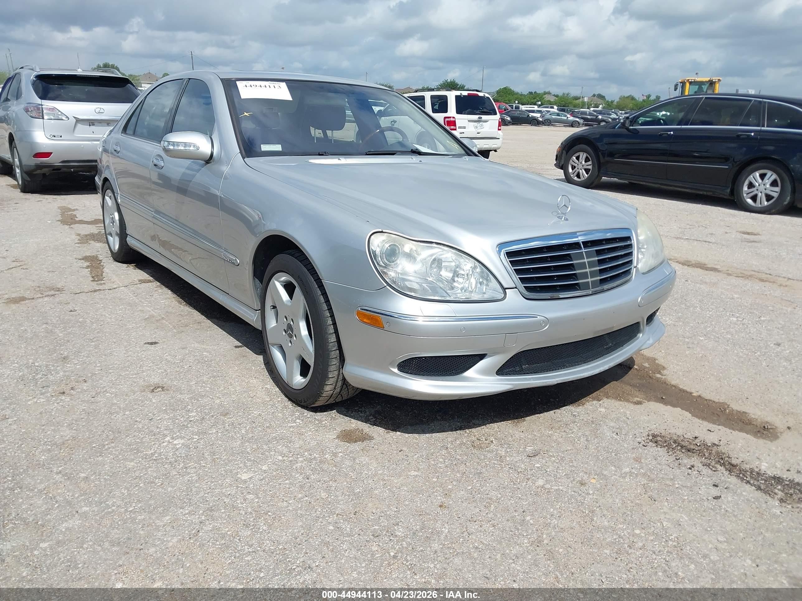 2003 Mercedes-benz S 600   Серебряный vin: WDBNG76J53A343328