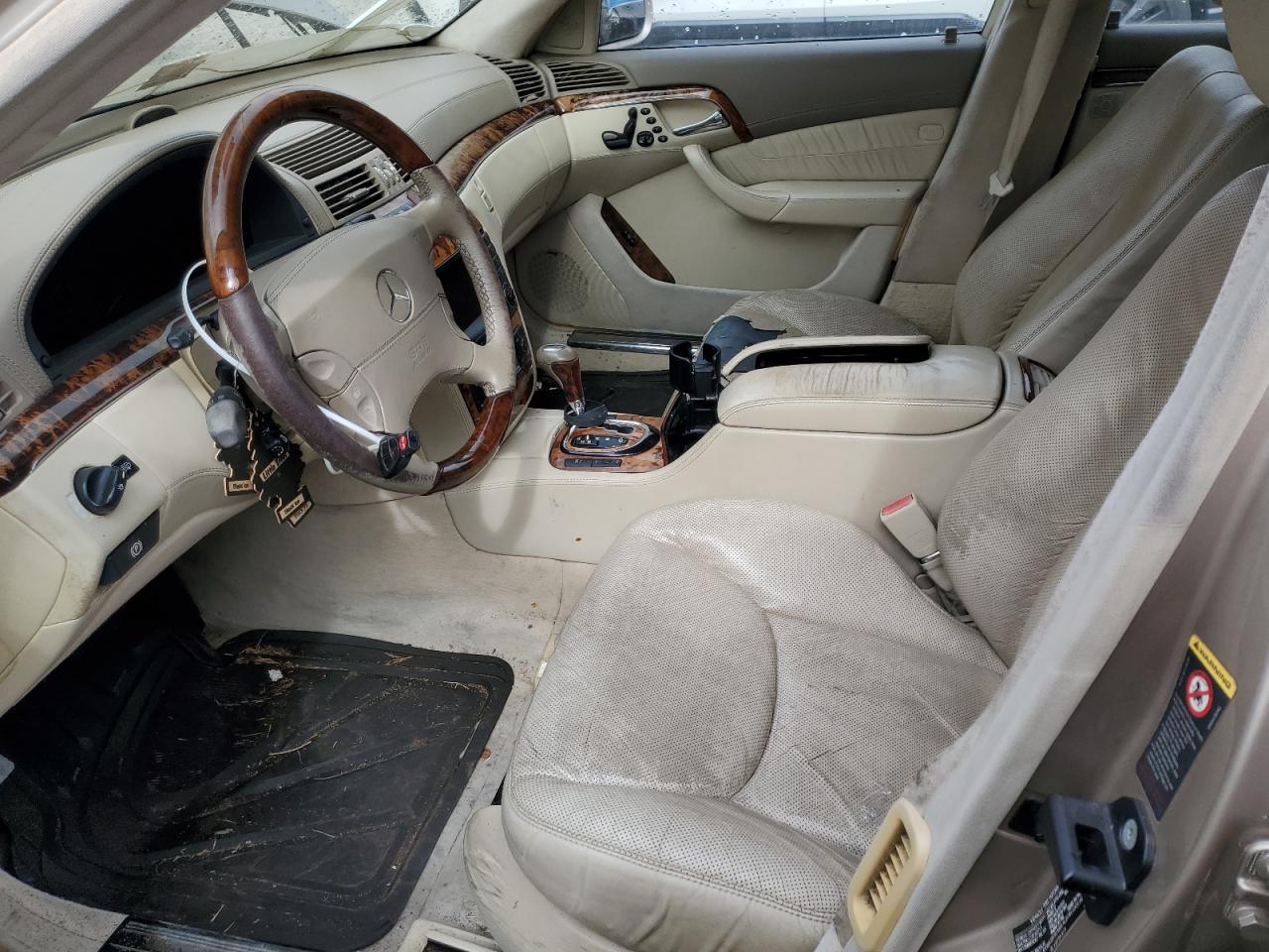2004 Mercedes-benz S 600 Желто-коричневый vin: WDBNG76J54A387590