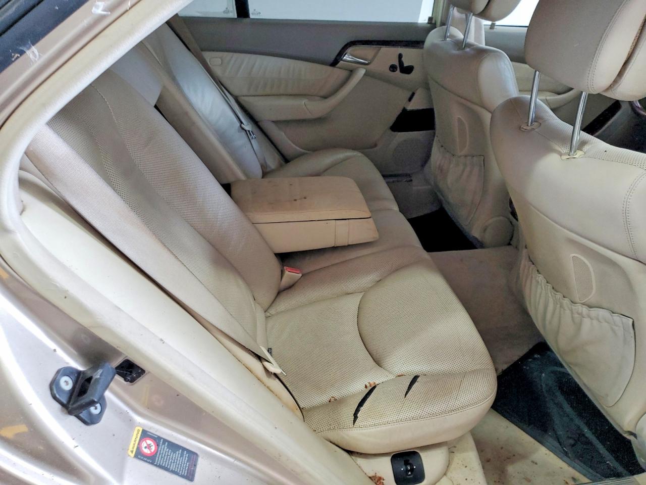 2004 Mercedes-benz S 600 Желто-коричневый vin: WDBNG76J54A387590