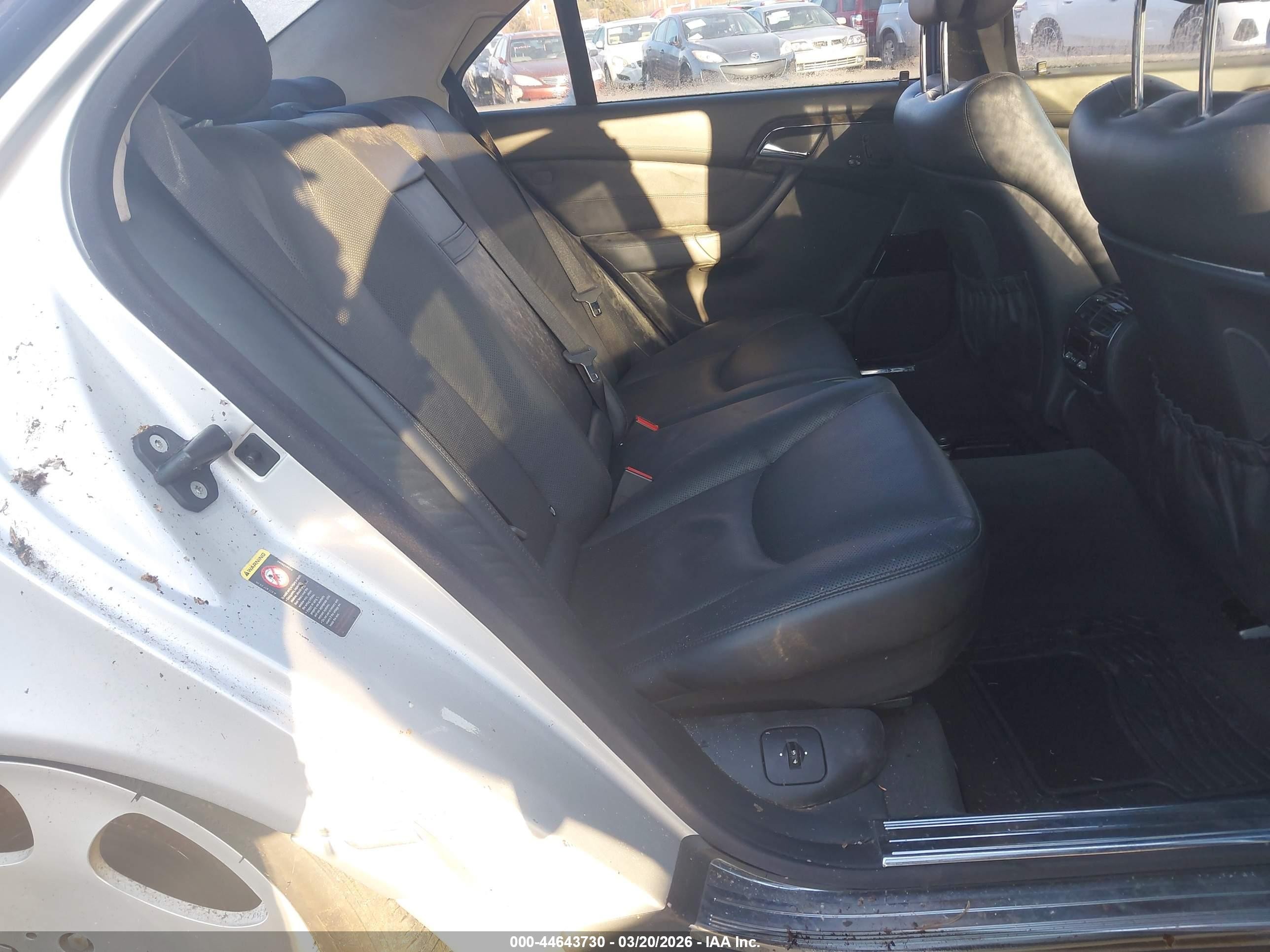 2005 Mercedes-benz S 600   Silver vin: WDBNG76J75A432983