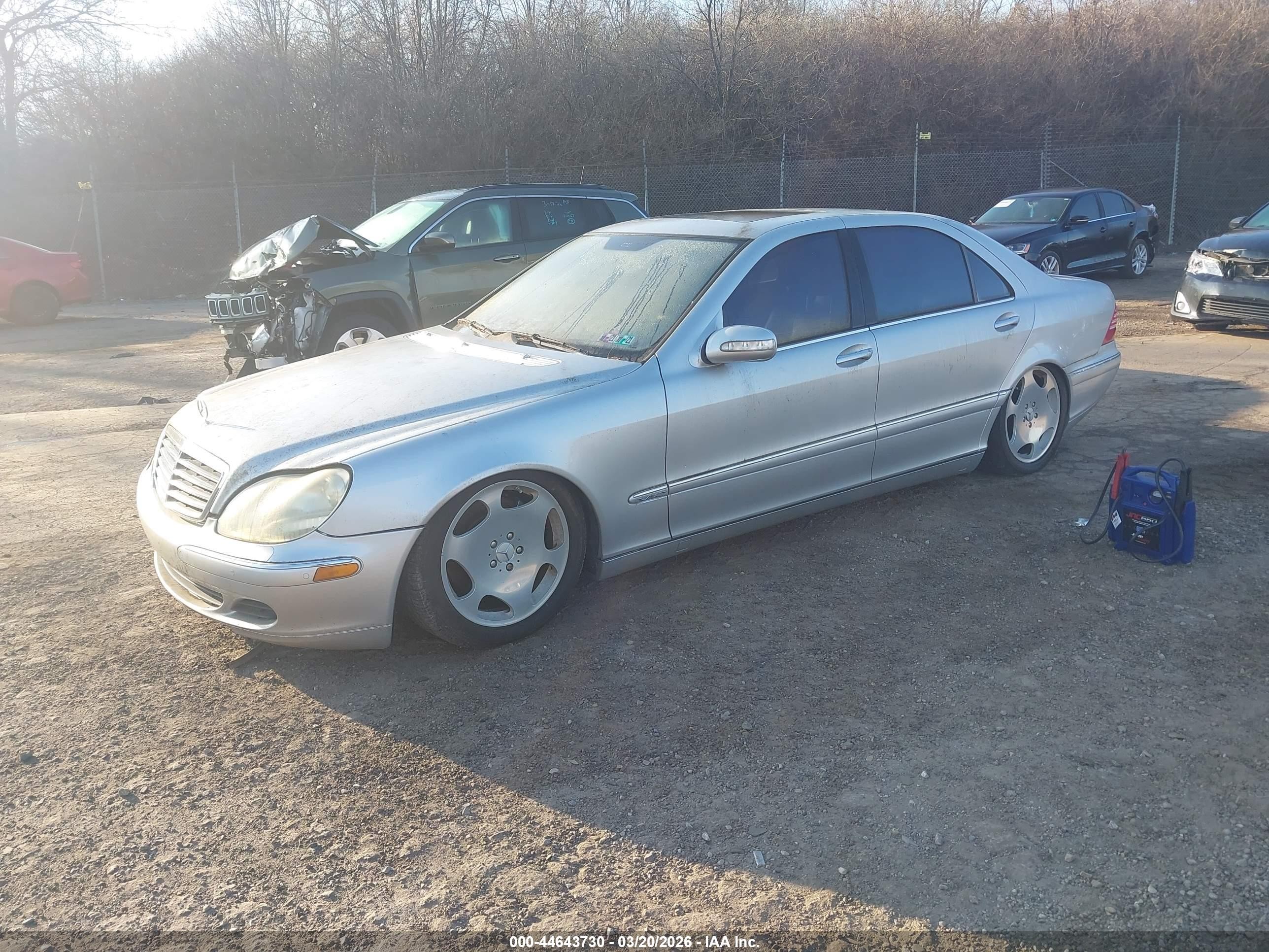 2005 Mercedes-benz S 600   Silver vin: WDBNG76J75A432983