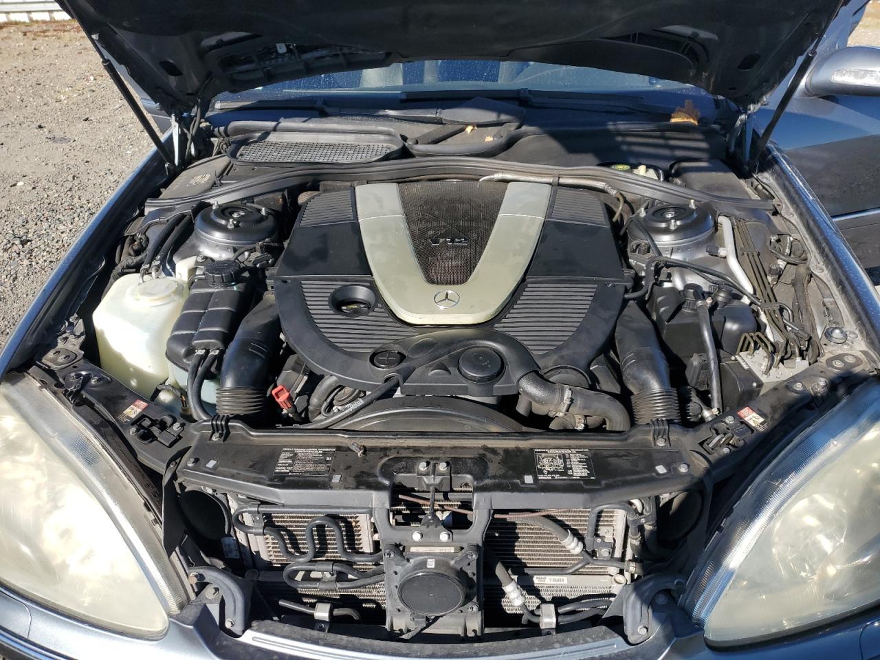 2005 Mercedes-benz S 600 Серый vin: WDBNG76J85A455303