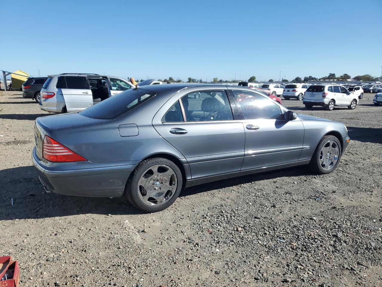 2005 Mercedes-benz S 600 Серый vin: WDBNG76J85A455303