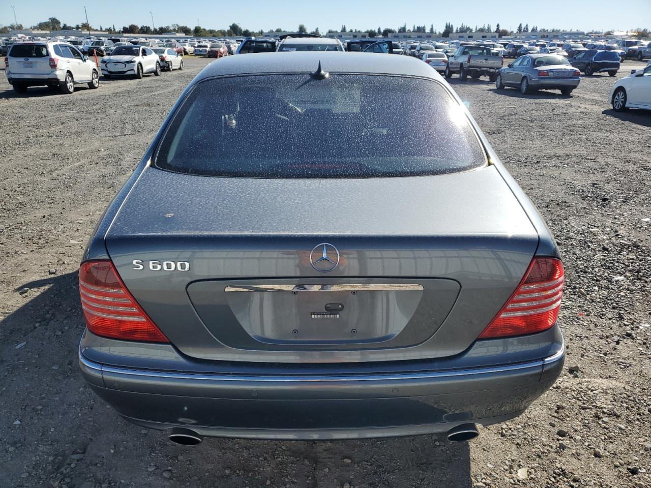 2005 Mercedes-benz S 600 Серый vin: WDBNG76J85A455303