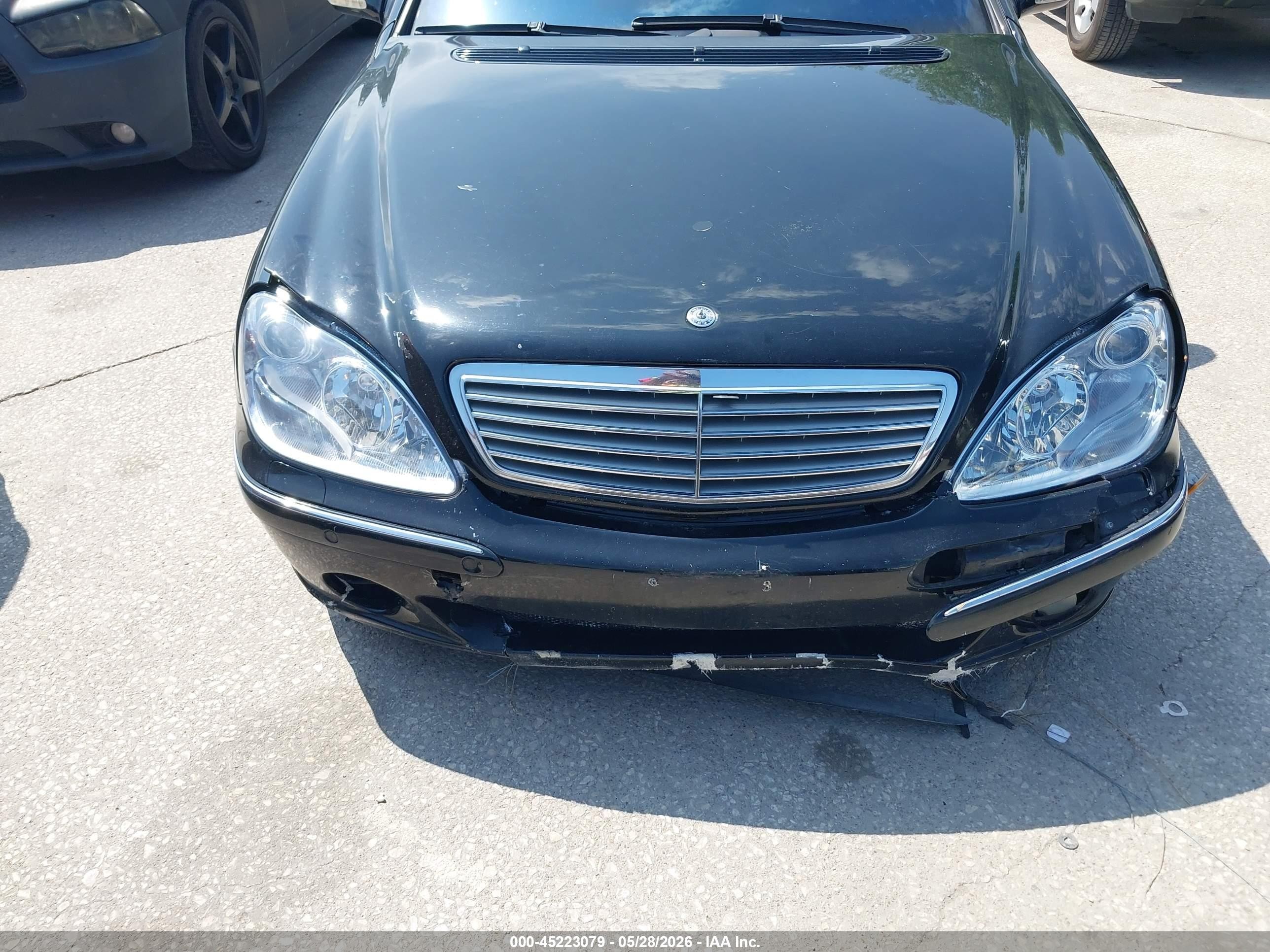 2001 Mercedes-benz S 600   Black vin: WDBNG78J01A189332