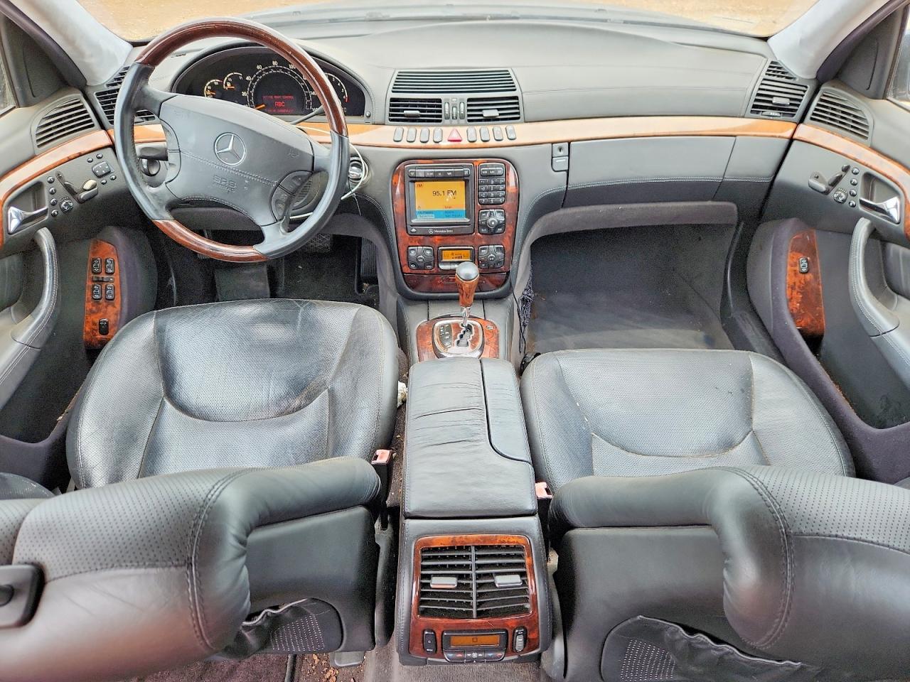 2001 Mercedes-benz 600-class Black vin: WDBNG78J31A151142