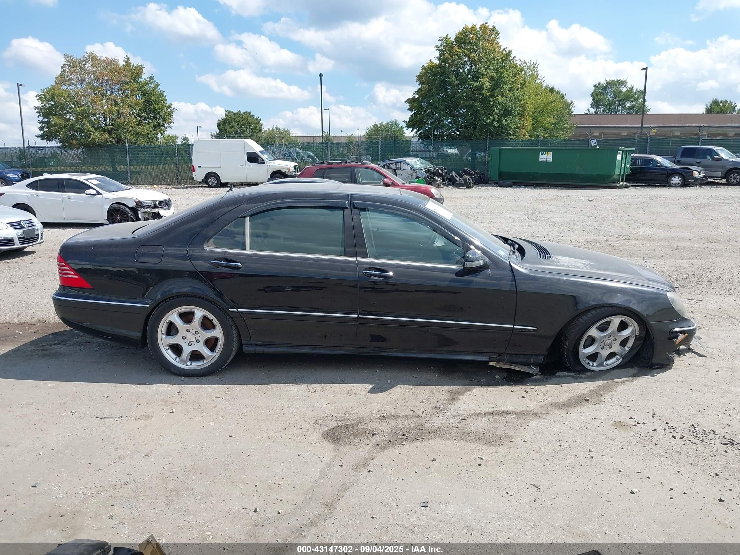 2001 Mercedes-benz S 600   Black vin: WDBNG78J51A211356