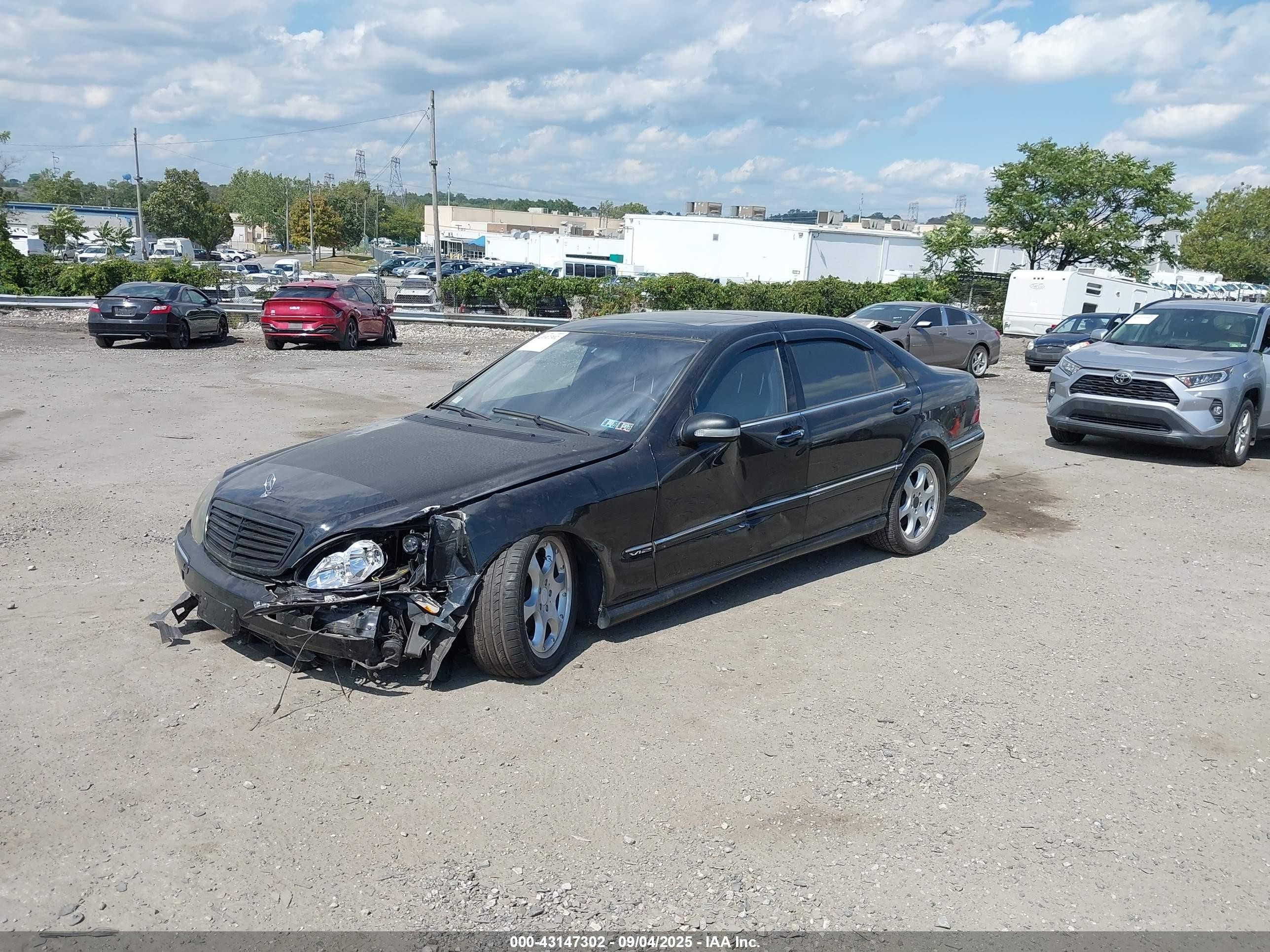 2001 Mercedes-benz S 600   Black vin: WDBNG78J51A211356