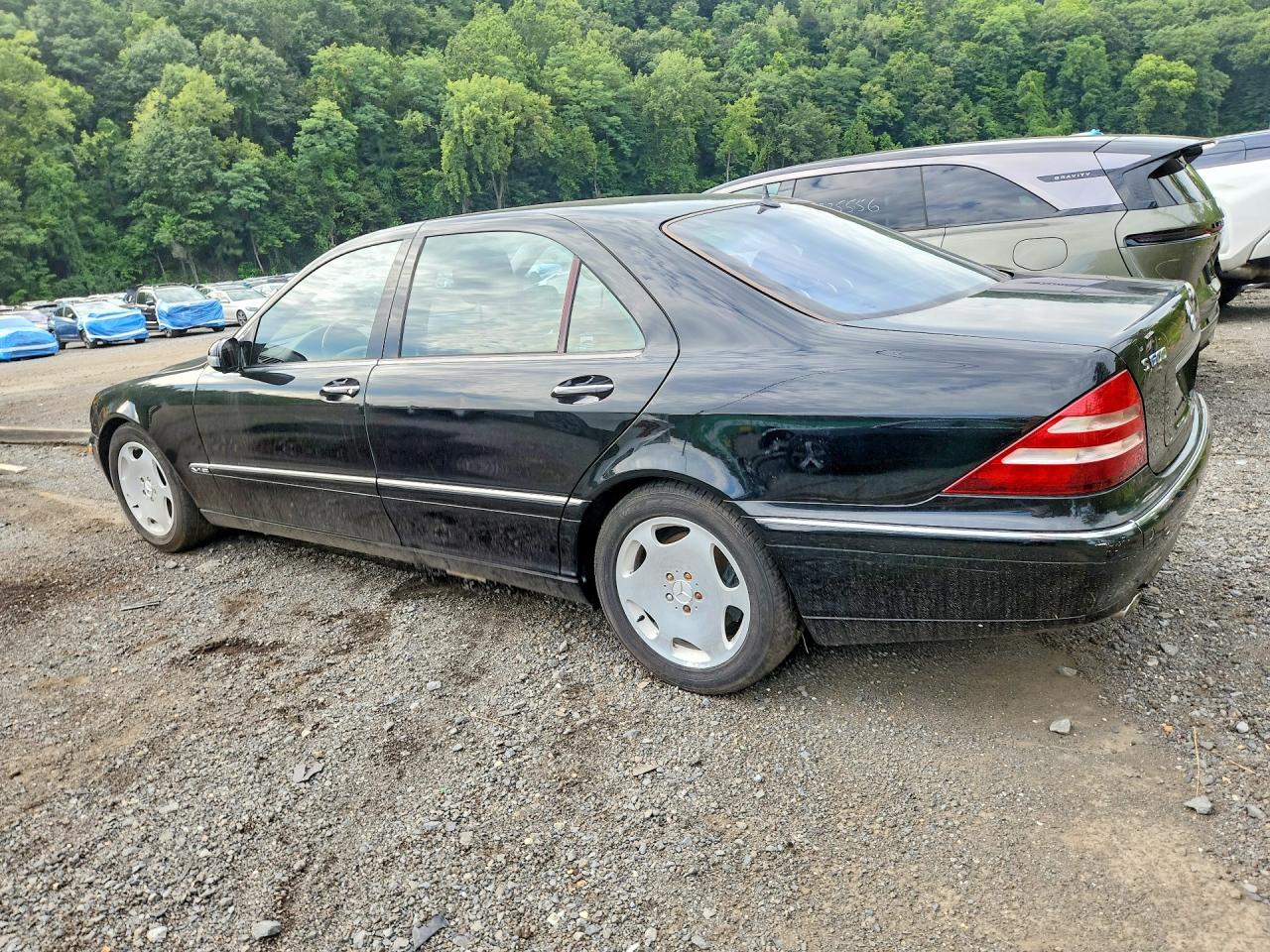 2002 Mercedes-benz S 600 Black vin: WDBNG78J82A244112