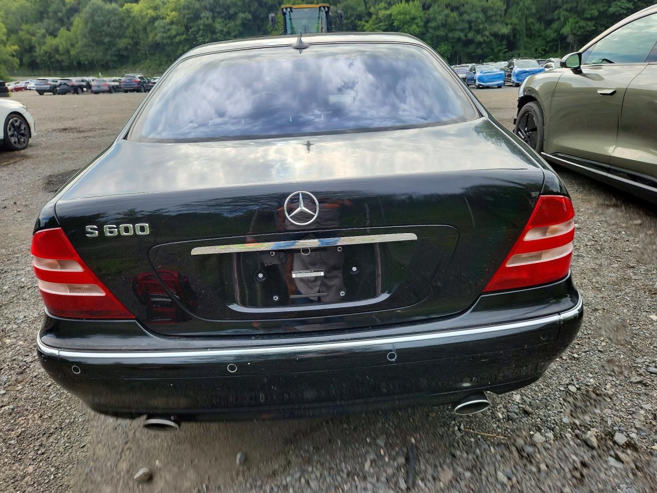 2002 Mercedes-benz S 600 Black vin: WDBNG78J82A244112