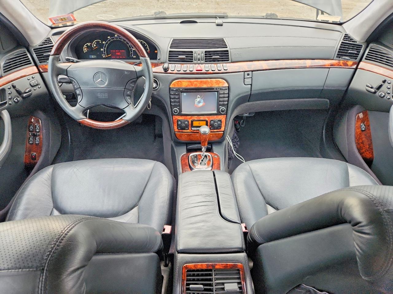 2002 Mercedes-benz S 600 Black vin: WDBNG78J82A244112