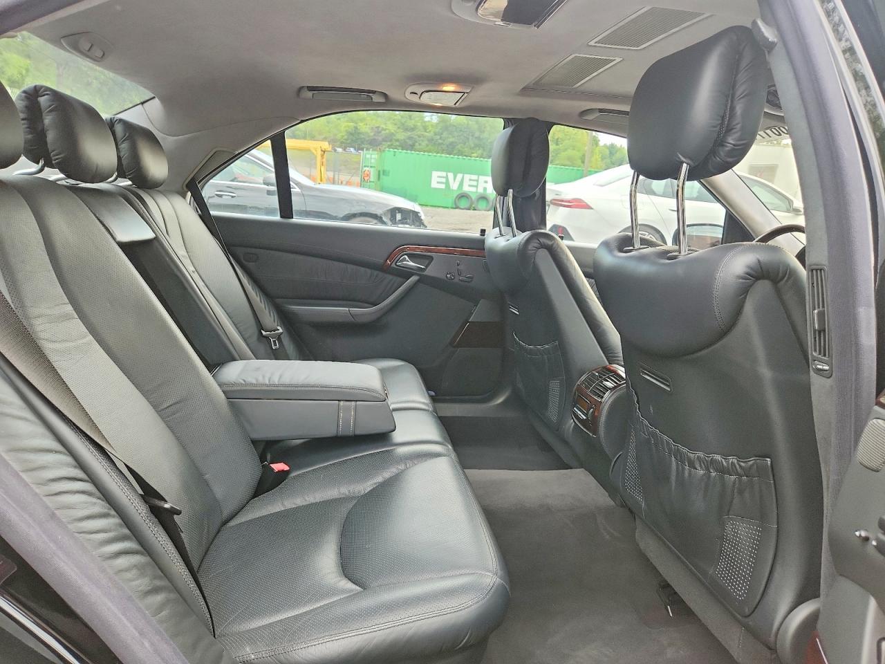 2002 Mercedes-benz S 600 Black vin: WDBNG78J82A244112