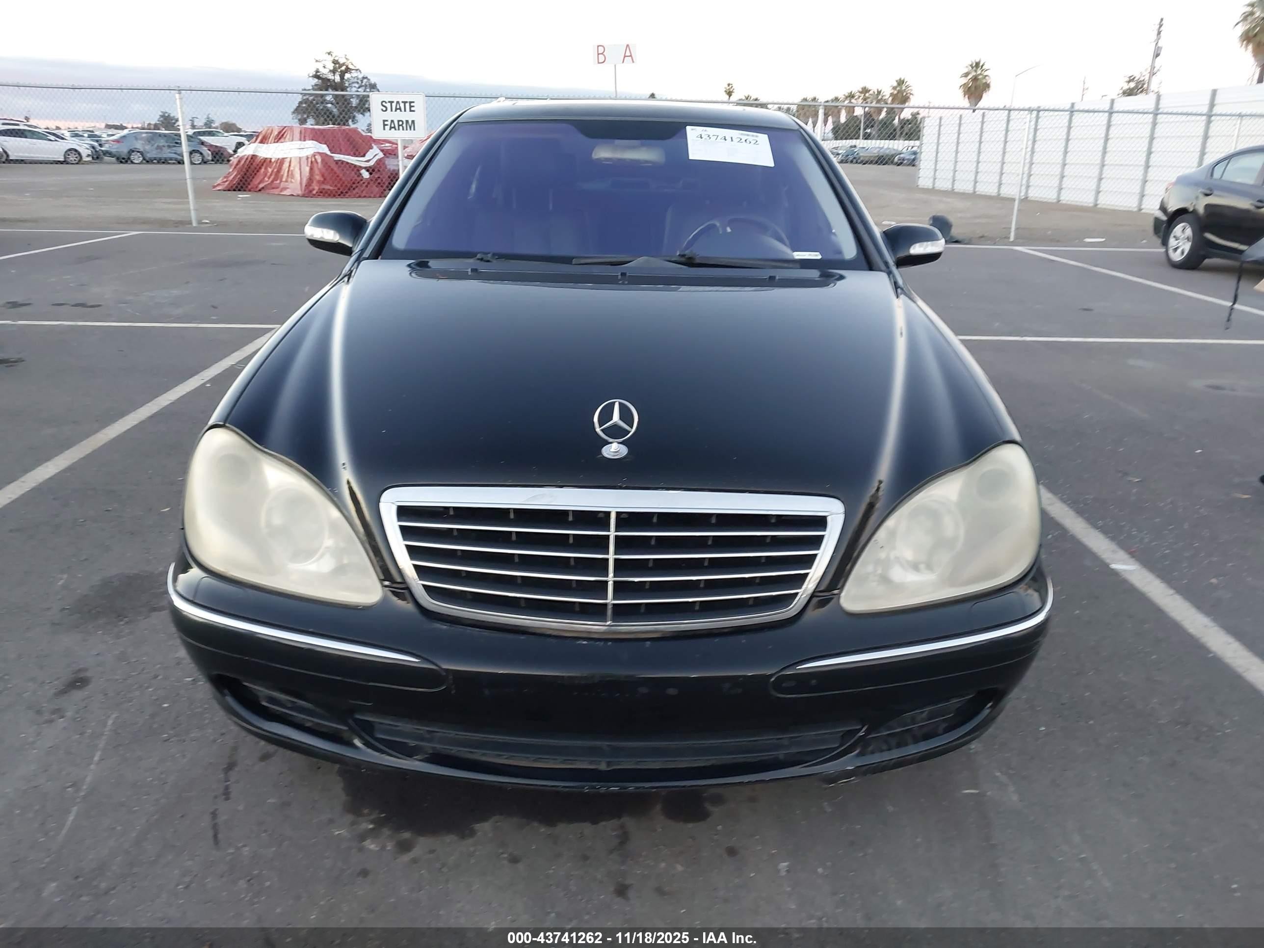 2006 Mercedes-benz S 430 4matic Черный vin: WDBNG83J06A480840
