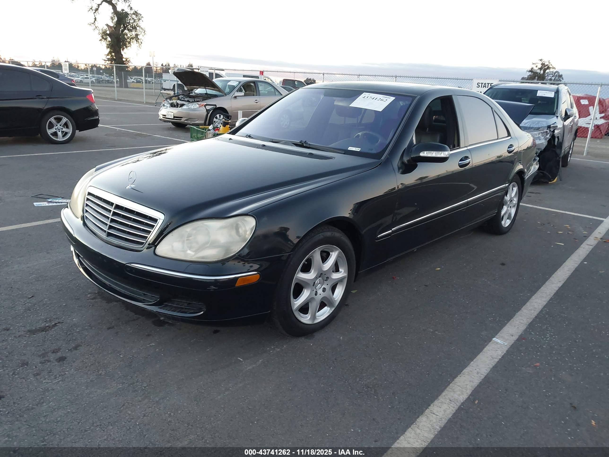 2006 Mercedes-benz S 430 4matic Черный vin: WDBNG83J06A480840