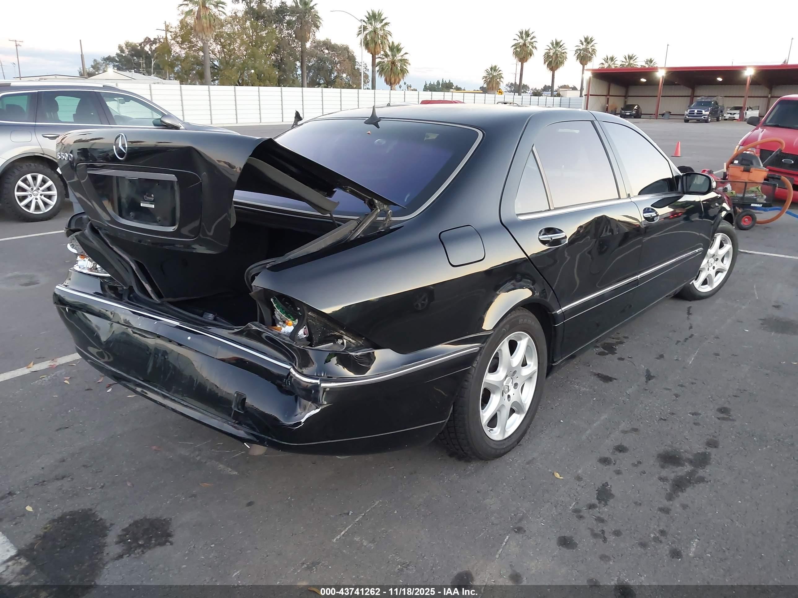 2006 Mercedes-benz S 430 4matic Черный vin: WDBNG83J06A480840