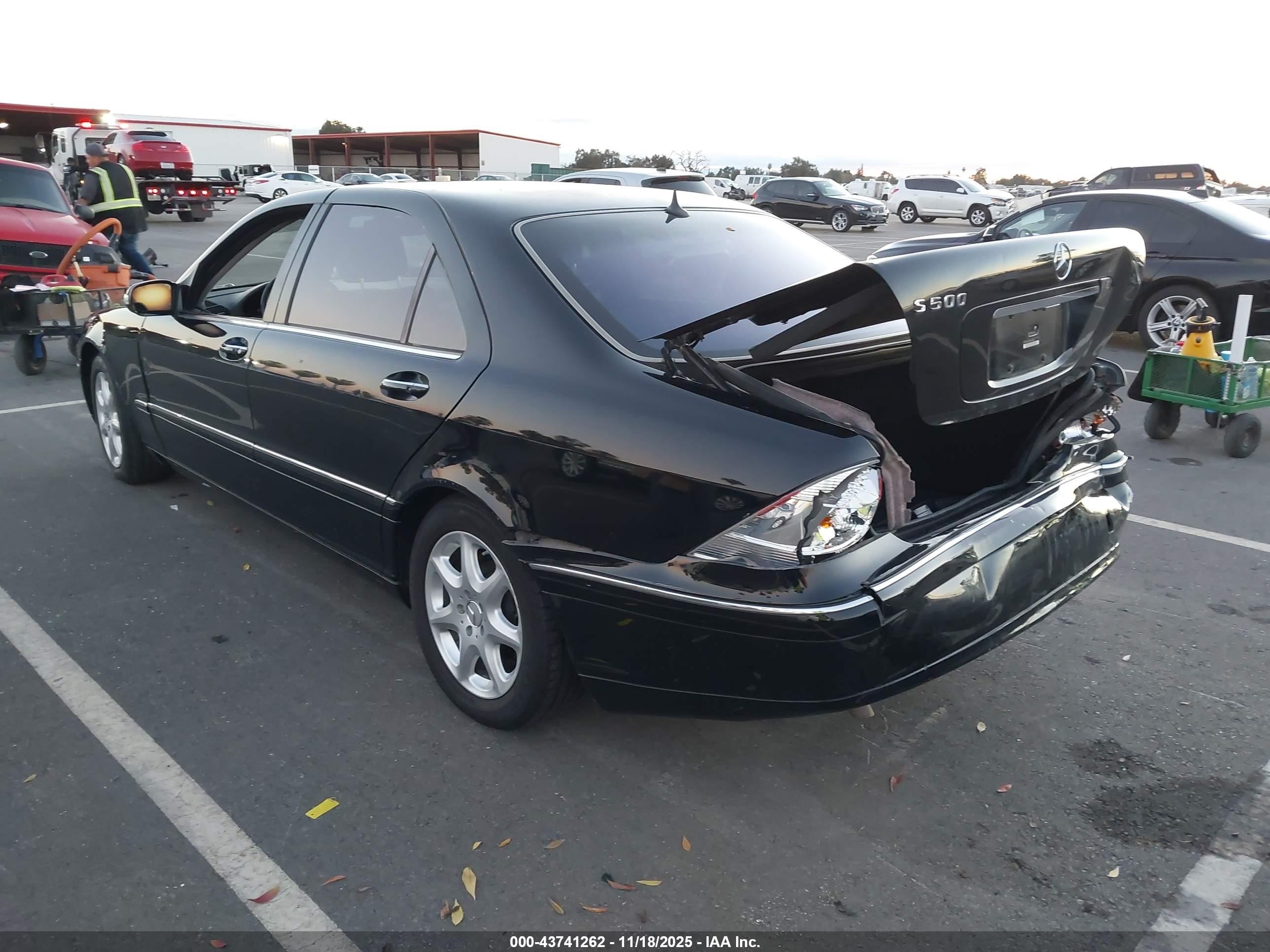 2006 Mercedes-benz S 430 4matic Черный vin: WDBNG83J06A480840