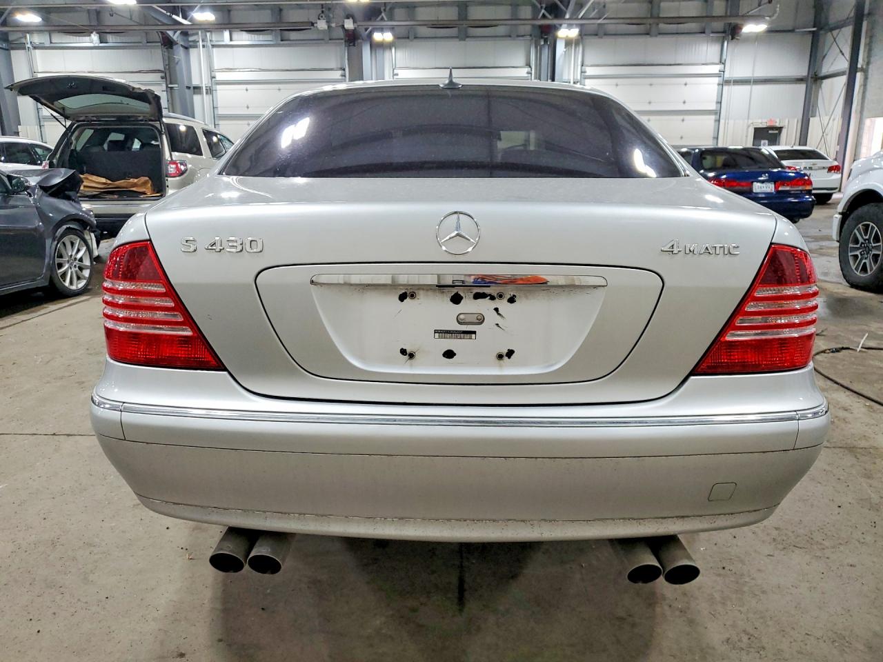 2003 Mercedes-benz S 430 4matic Silver vin: WDBNG83J13A353557