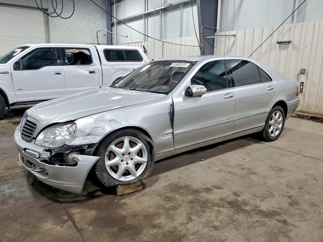 2003 Mercedes-benz S 430 4matic Silver vin: WDBNG83J13A353557