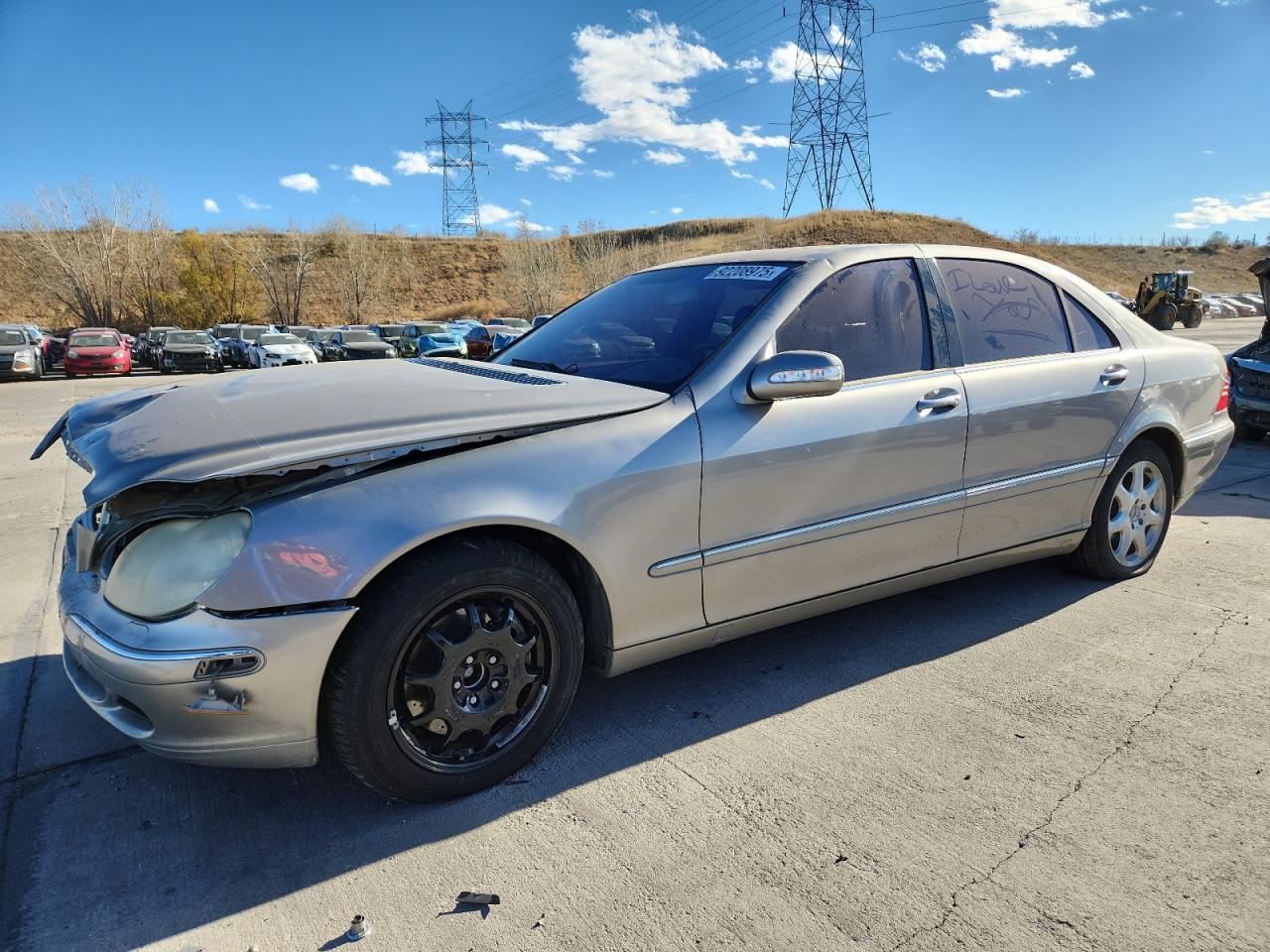 2004 Mercedes-benz S 430 4matic Silver vin: WDBNG83J14A403357