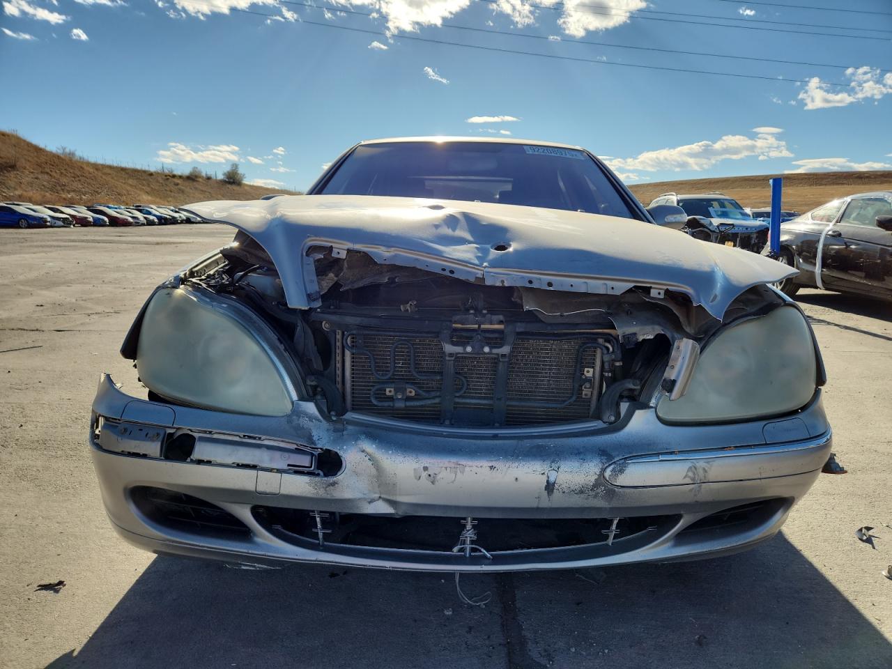 2004 Mercedes-benz S 430 4matic Silver vin: WDBNG83J14A403357
