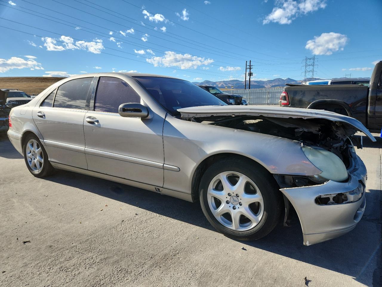 2004 Mercedes-benz S 430 4matic Silver vin: WDBNG83J14A403357