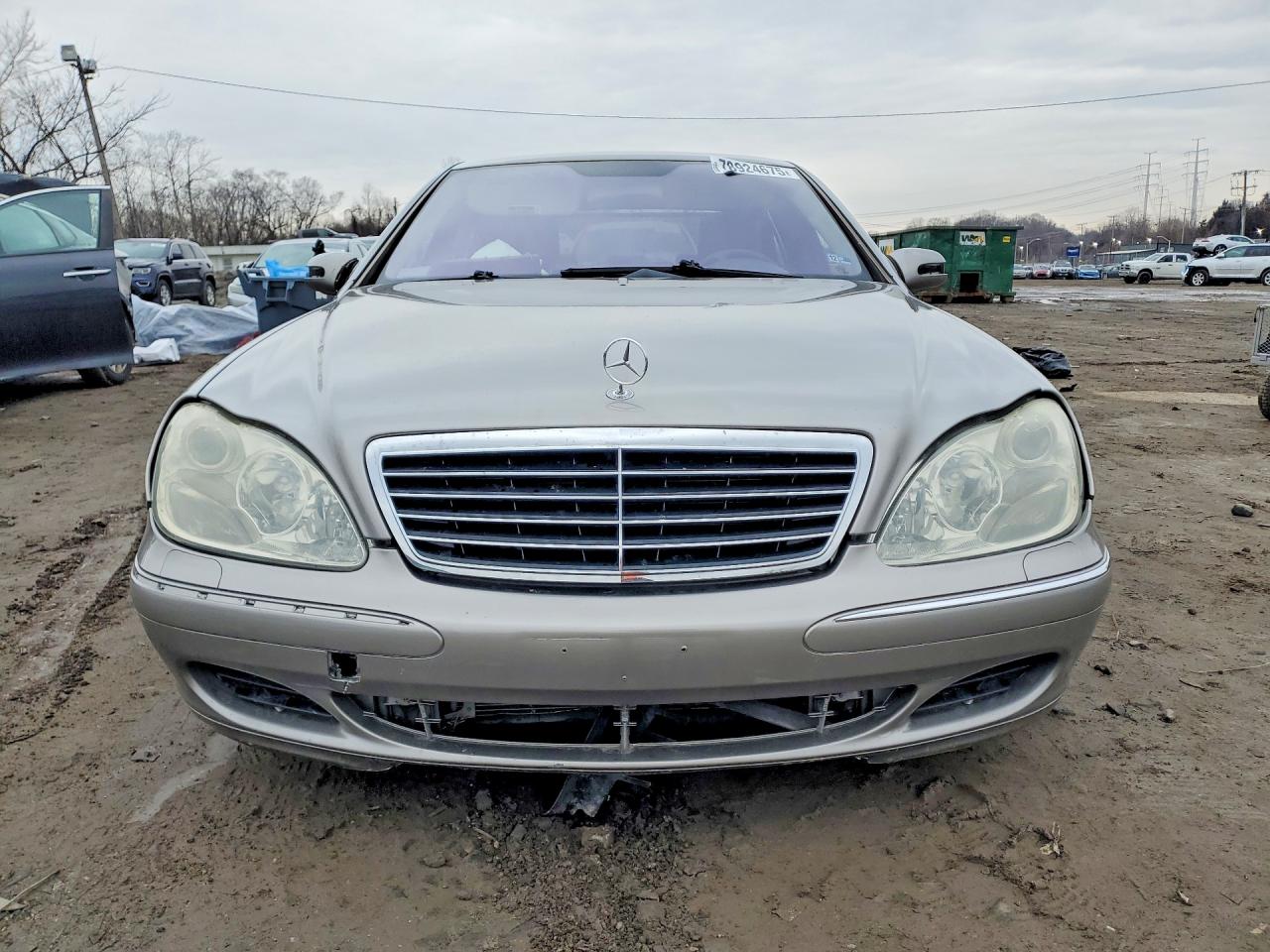 2004 Mercedes-benz S 430 4matic Бежевый vin: WDBNG83J14A411264
