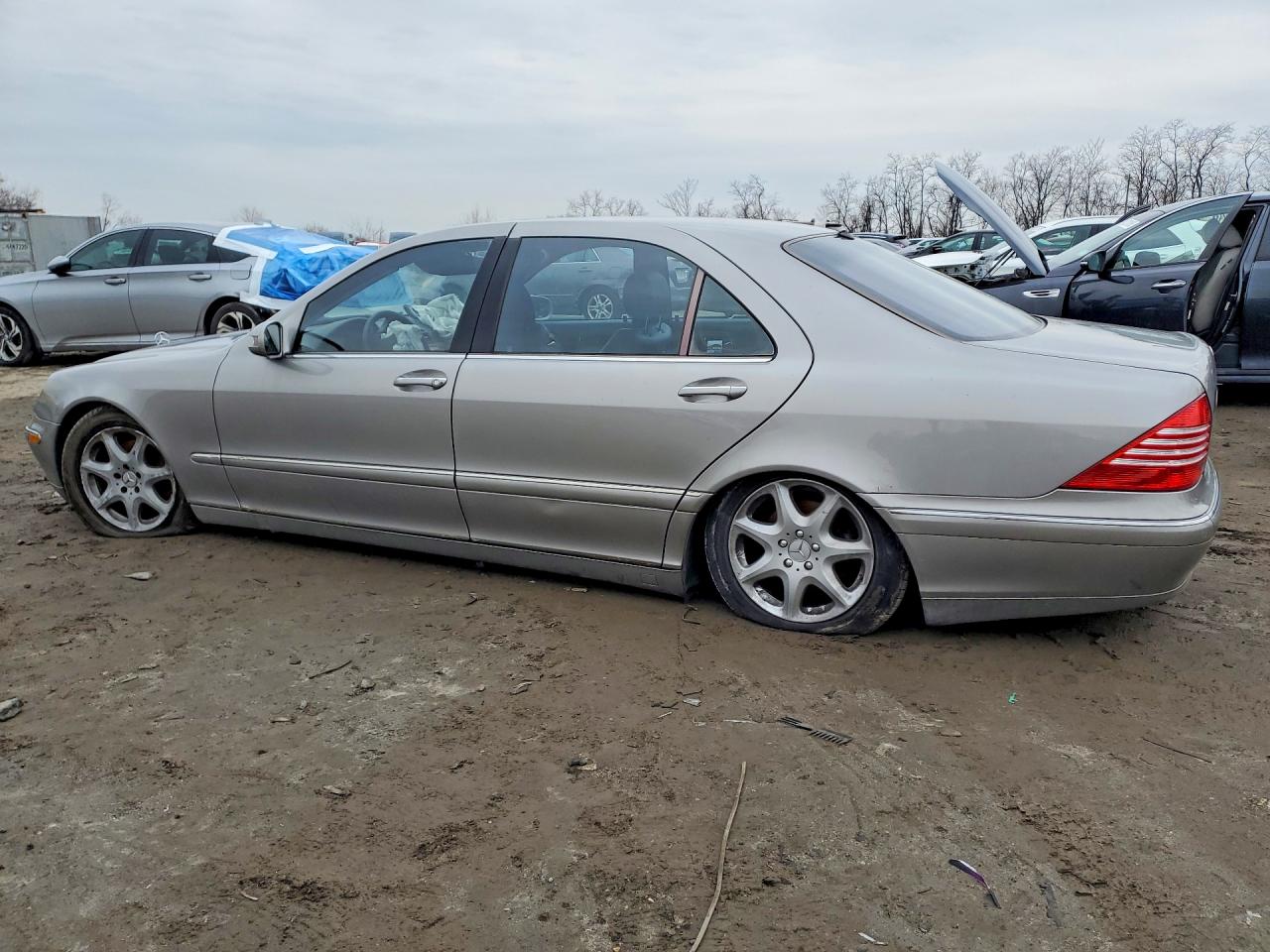 2004 Mercedes-benz S 430 4matic Бежевый vin: WDBNG83J14A411264
