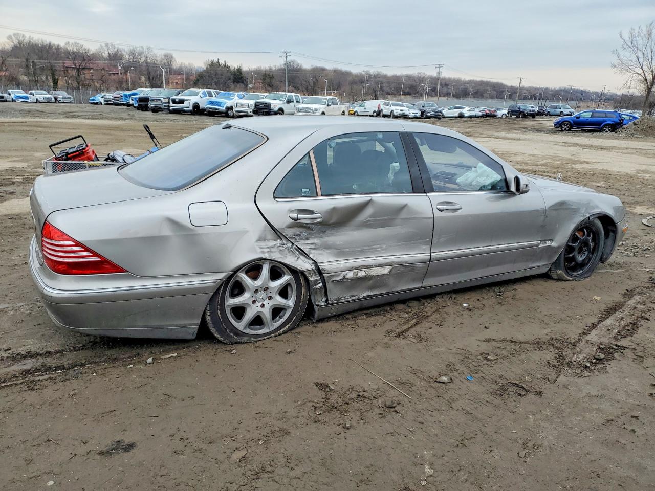 2004 Mercedes-benz S 430 4matic Бежевый vin: WDBNG83J14A411264