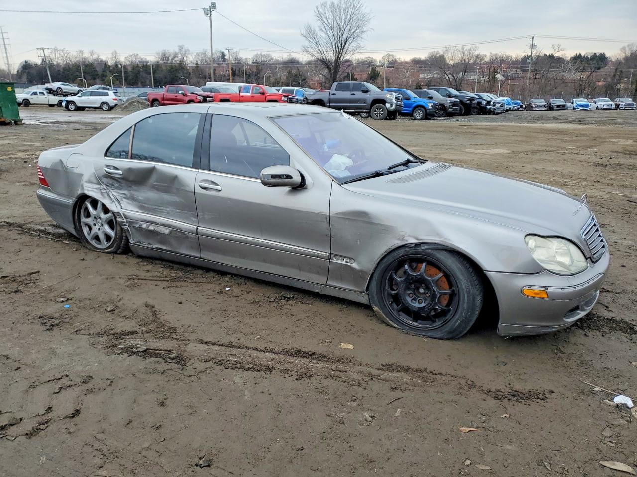 2004 Mercedes-benz S 430 4matic Бежевый vin: WDBNG83J14A411264