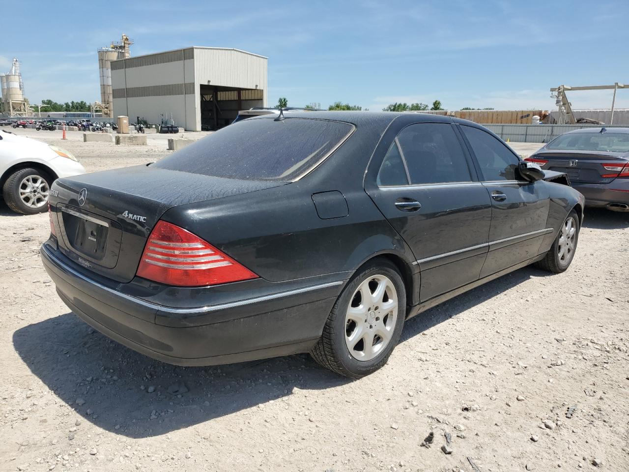 2003 Mercedes-benz S 430 4matic Black vin: WDBNG83J23A370772