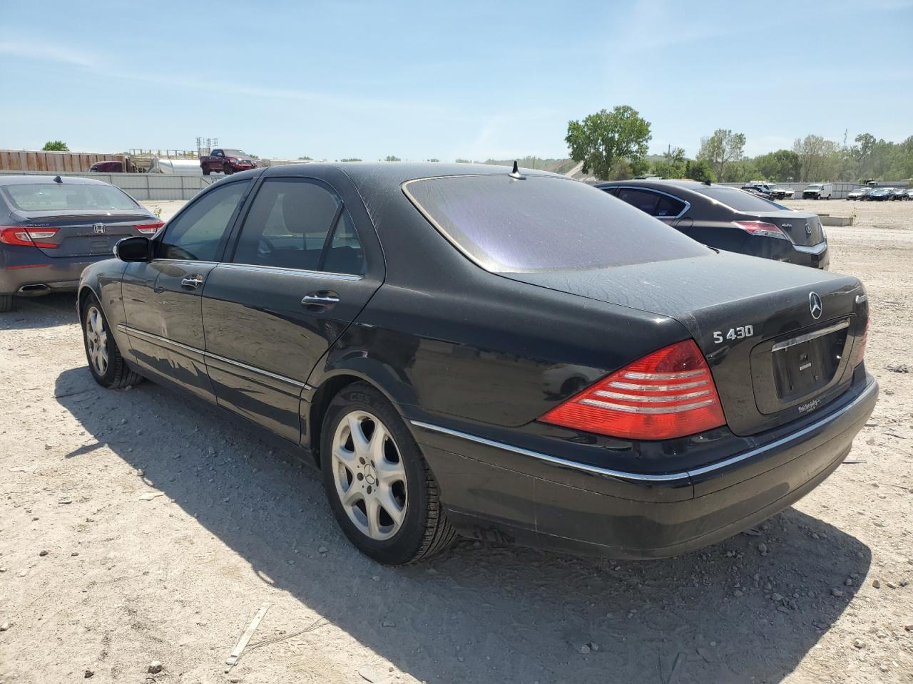 2003 Mercedes-benz S 430 4matic Black vin: WDBNG83J23A370772