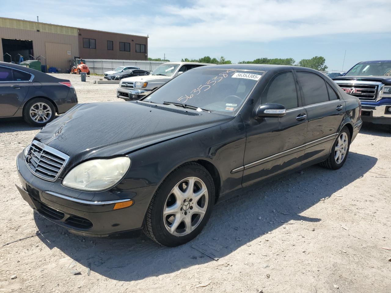 2003 Mercedes-benz S 430 4matic Black vin: WDBNG83J23A370772