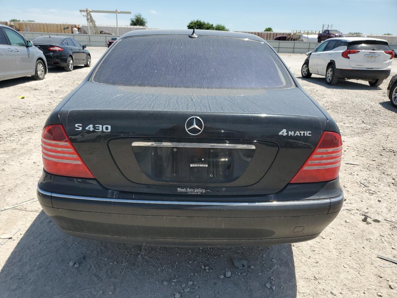 2003 Mercedes-benz S 430 4matic Black vin: WDBNG83J23A370772