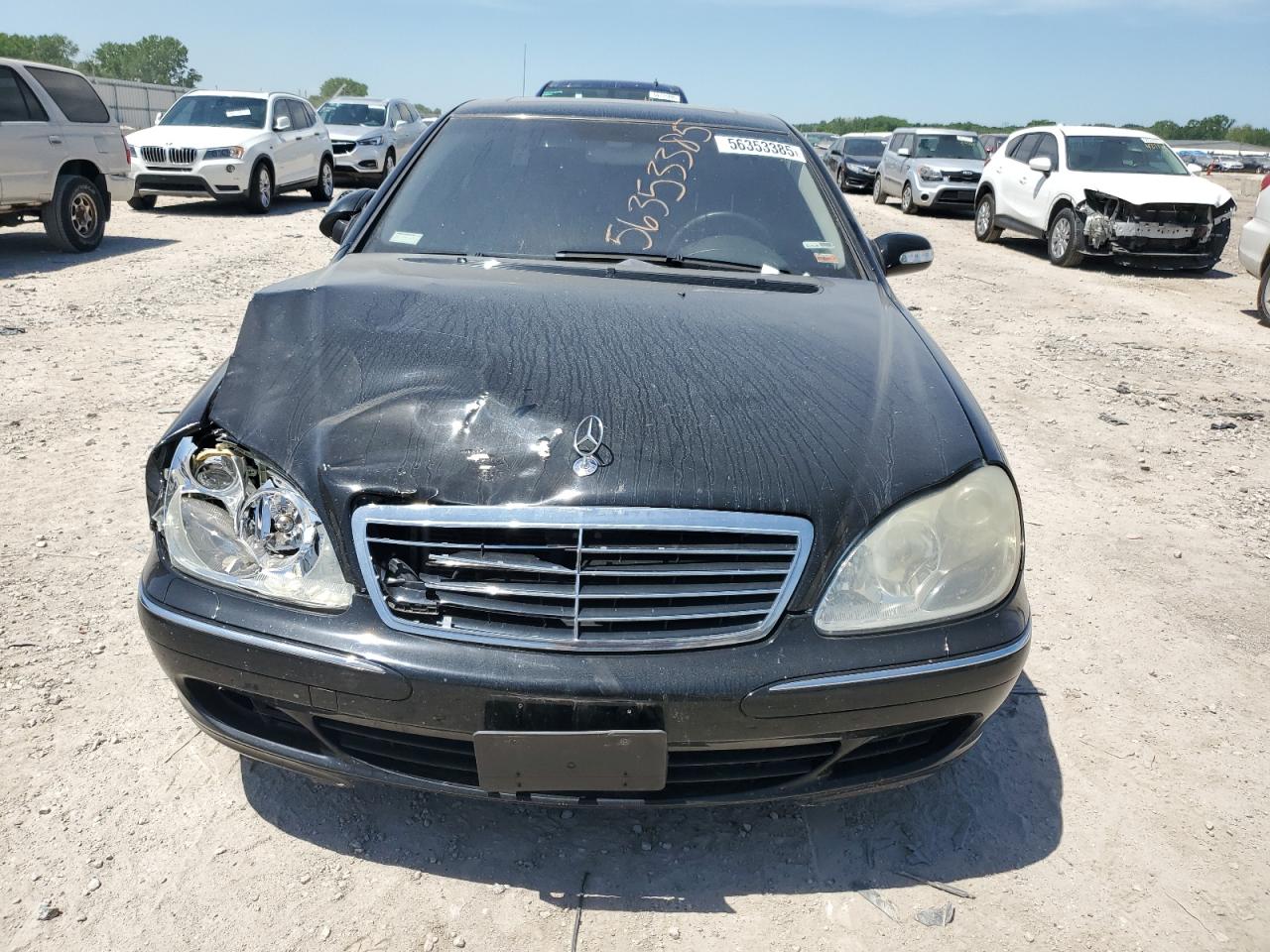 2003 Mercedes-benz S 430 4matic Black vin: WDBNG83J23A370772