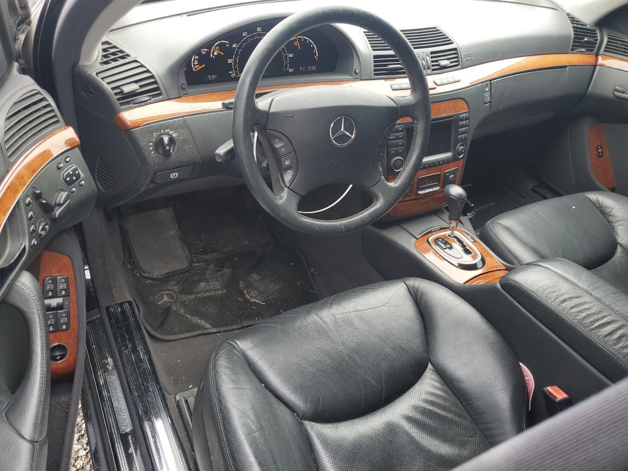 2003 Mercedes-benz S 430 4matic Black vin: WDBNG83J23A370772