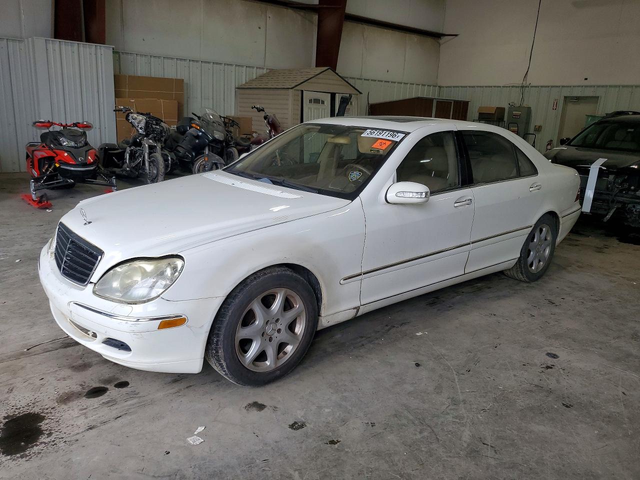2006 Mercedes-benz S 430 4matic White vin: WDBNG83J26A480080