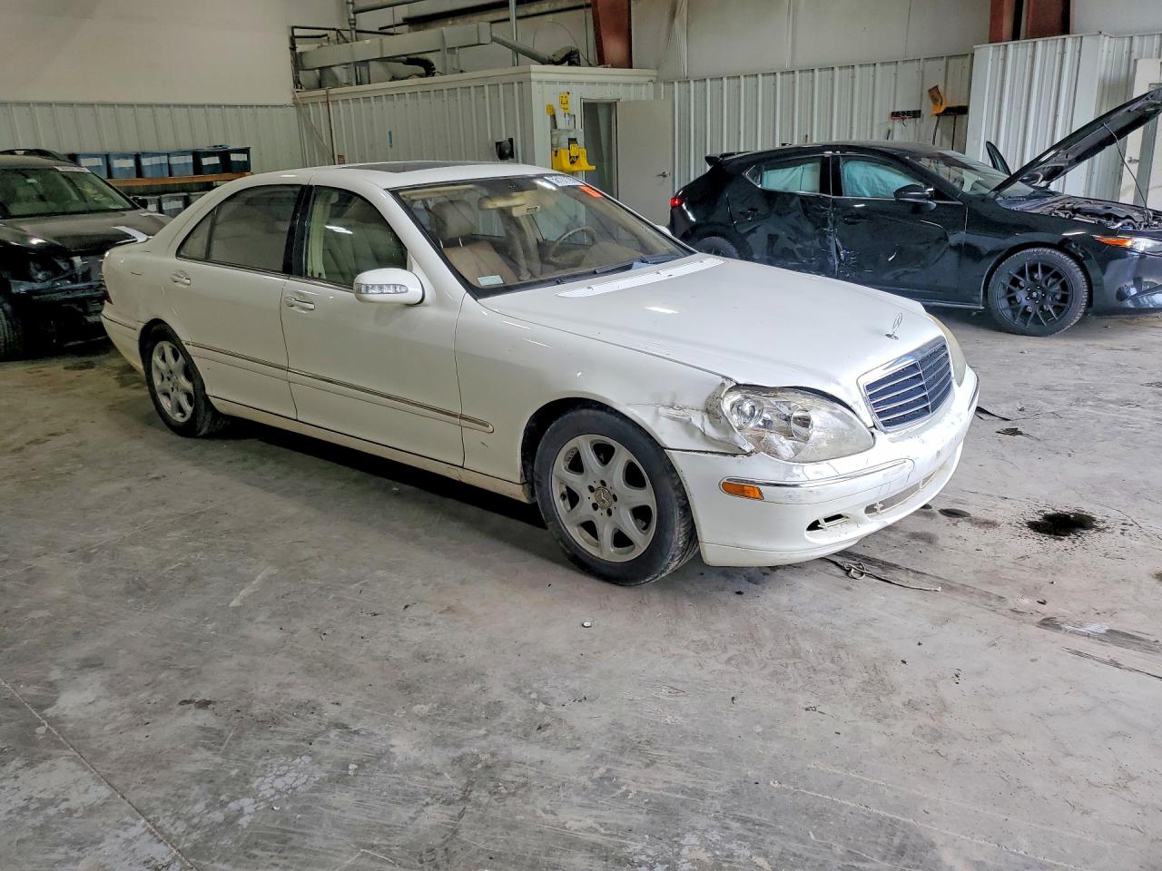 2006 Mercedes-benz S 430 4matic White vin: WDBNG83J26A480080