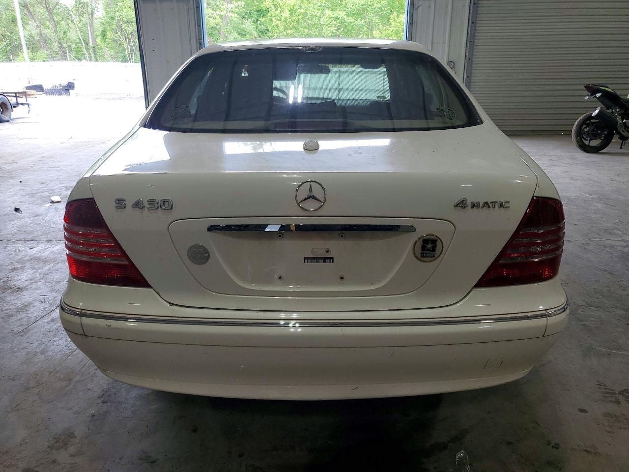 2006 Mercedes-benz S 430 4matic White vin: WDBNG83J26A480080