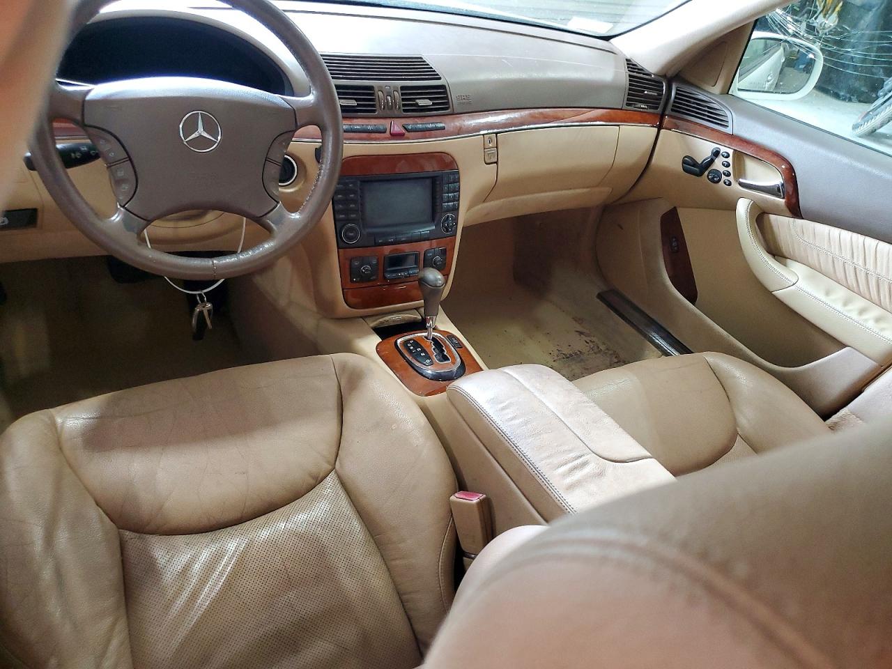 2006 Mercedes-benz S 430 4matic White vin: WDBNG83J26A480080